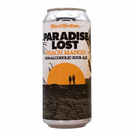 Blood Brothers Brewing Paradise Lost Peach Mango Non - Alcoholic Sour Ale - Just Simcoe