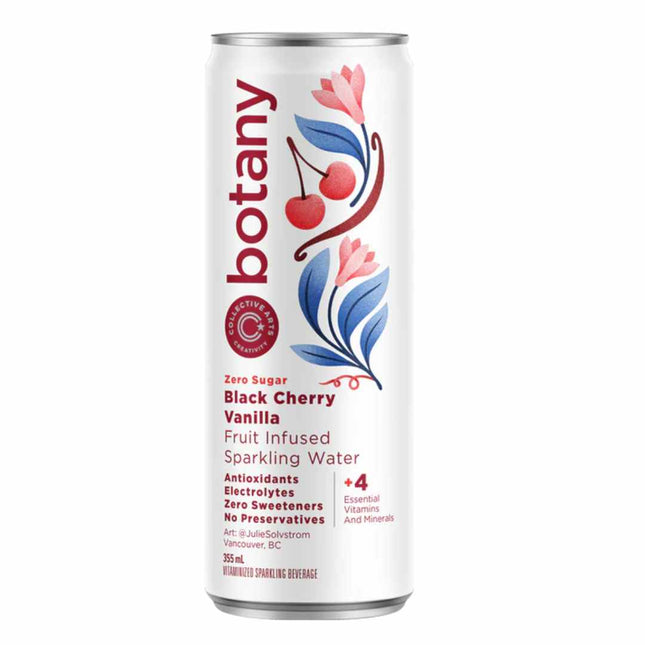 Collective Arts Botany Black Cherry & Vanilla Fruit Infused Sparkling Water - Just Simcoe