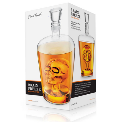 Brain Freeze Skull Decanter