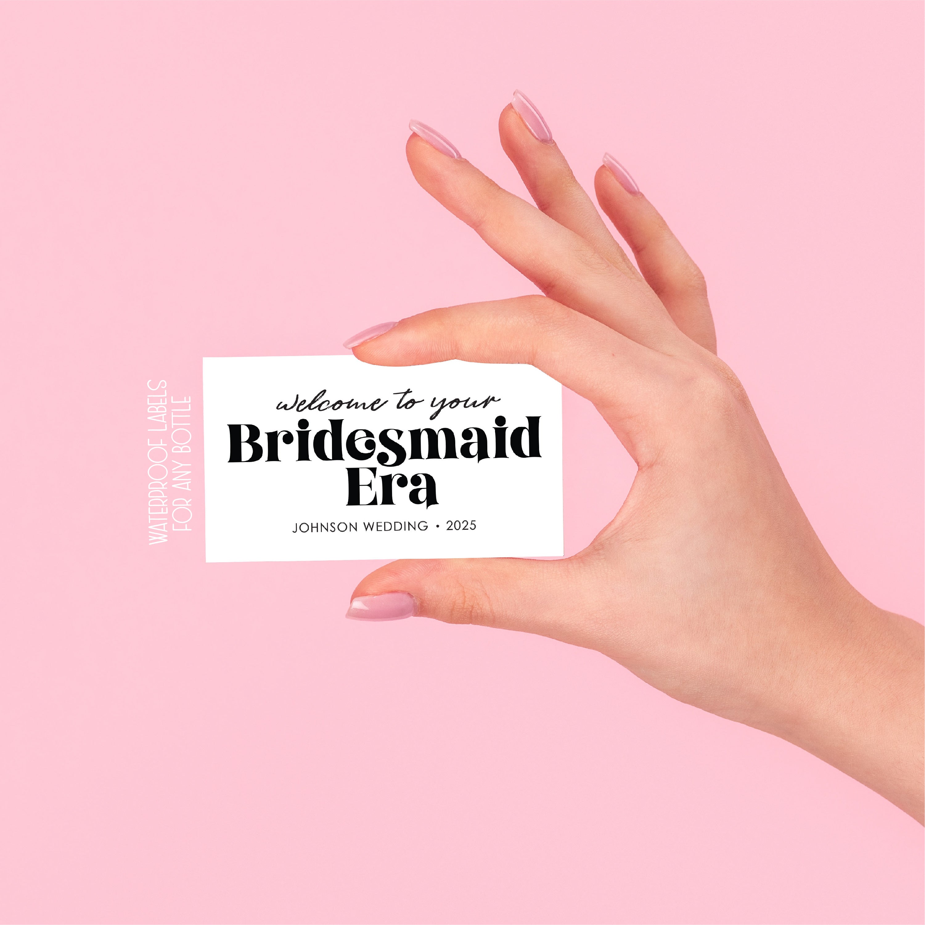 Bridesmaid Era Bridesmaid Proposal Bubbly Labels