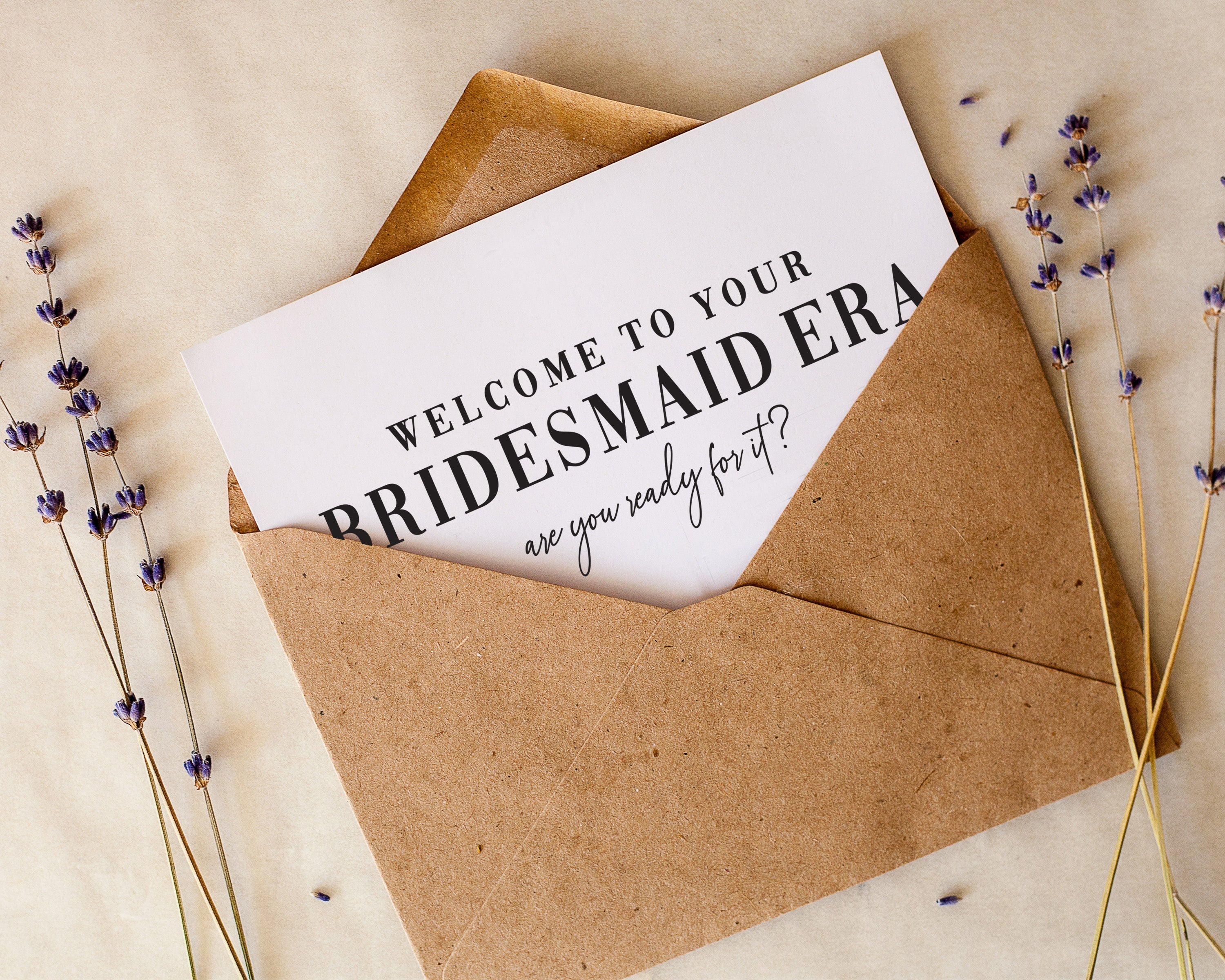 Bridesmaid Era | Bridesmaid Proposal Card