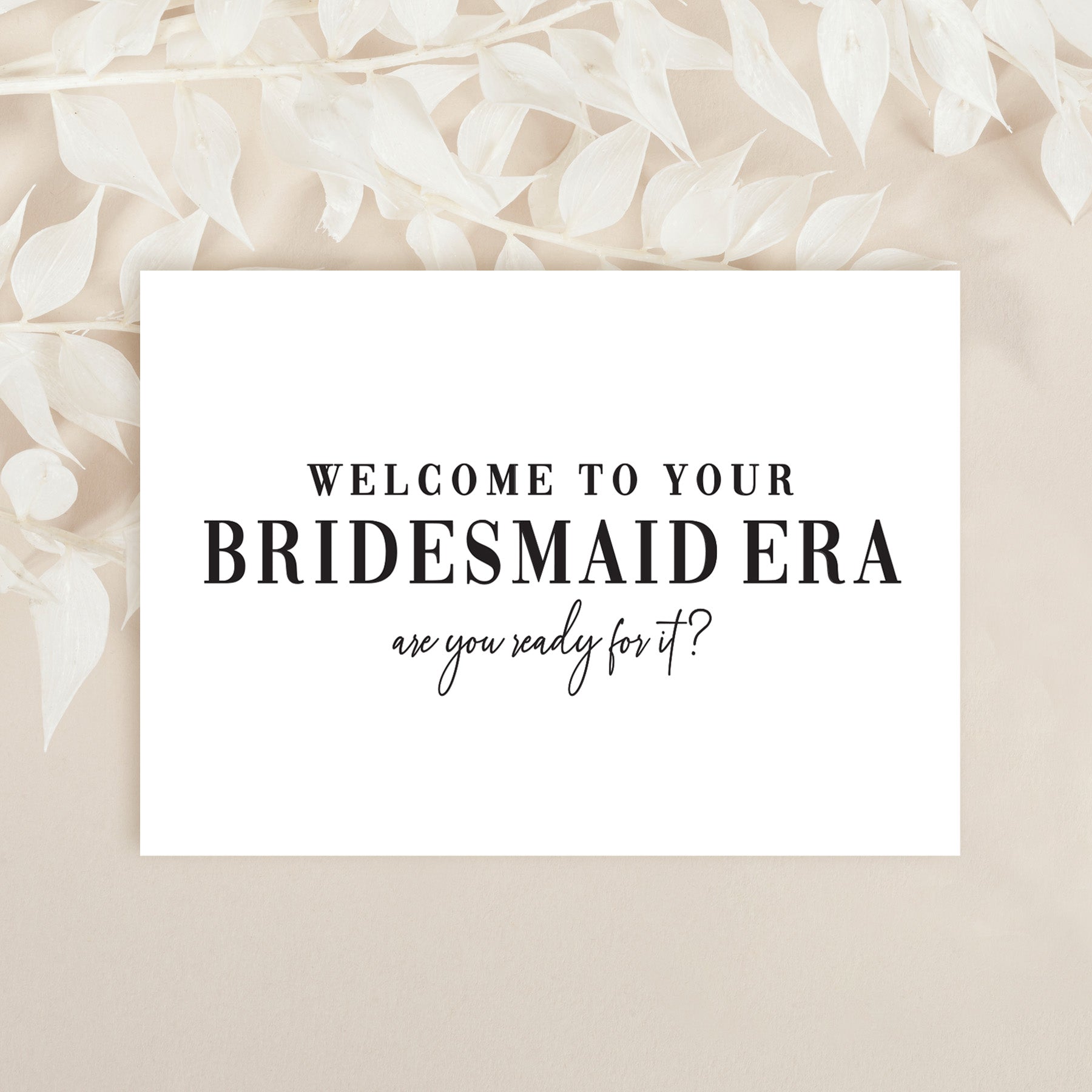 Bridesmaid Era | Bridesmaid Proposal Card