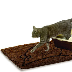 DGS CAT LITTER MAT BROWN 35X26" - Just Simcoe