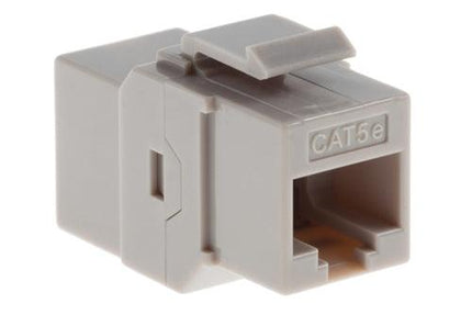 Cat5e Inline Coupler Type Keystone Jack - White - TEXONIC AV Inc