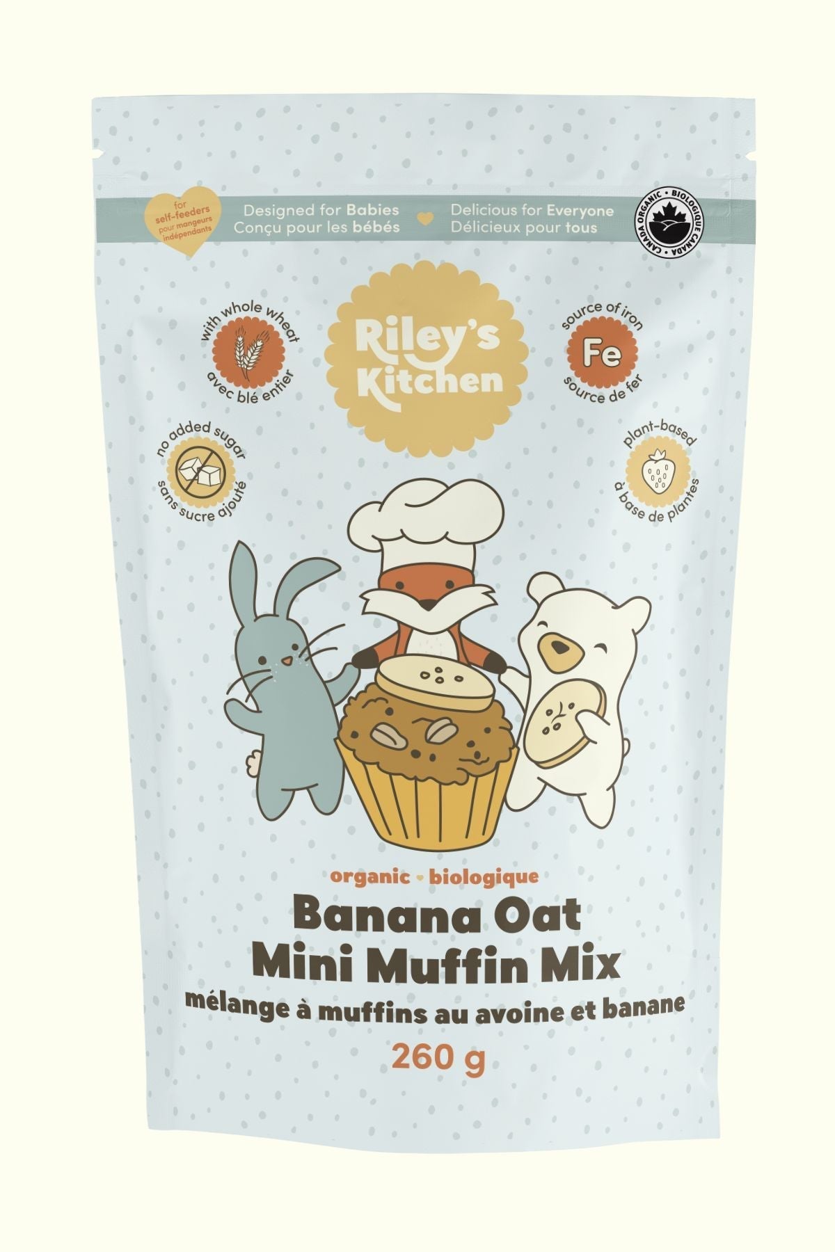 Banana Oat Mini Muffin Mix