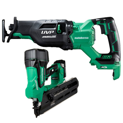 Metabo HPT 36V Recip Saw + 18V 30Deg. Framing Nailer Kit