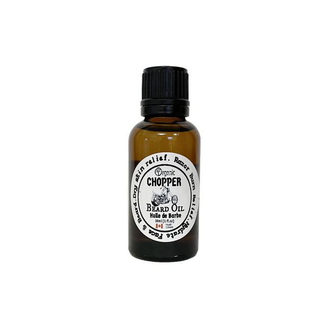 Chopper Beard Oil-aroma of camping by the fire in the woods.