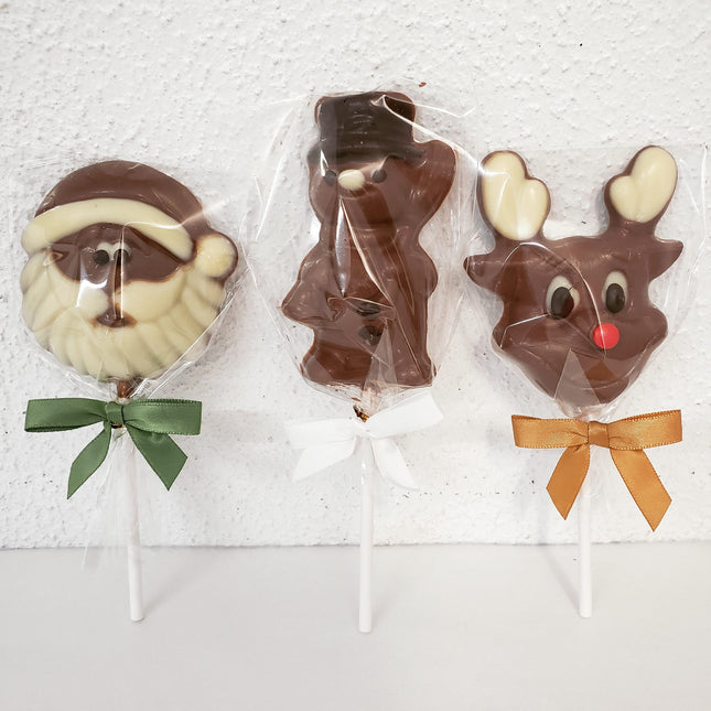 Reindeer, Snowman & Santa Lollipop