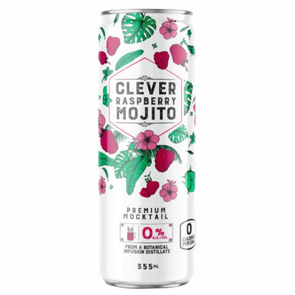Clever Raspberry Mojito Alcohol-Free Cocktail