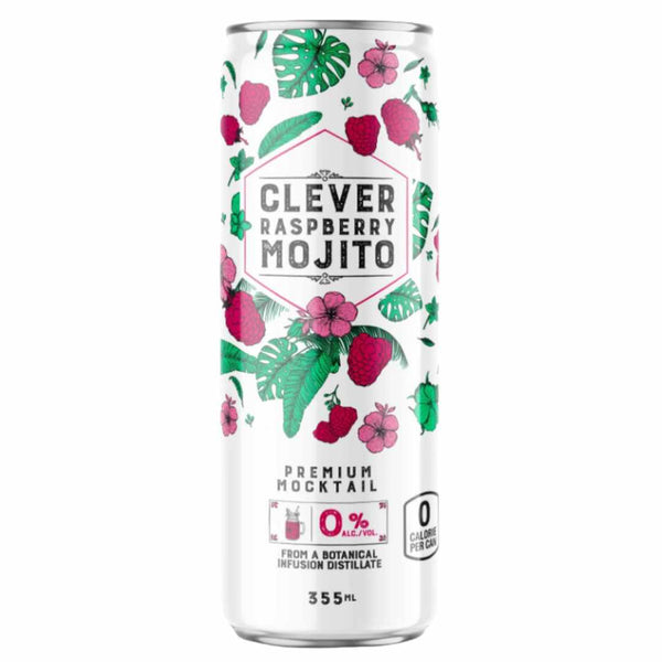 Clever Raspberry Mojito Alcohol-Free Cocktail