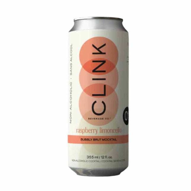 Clink Raspberry Limoncello Bubbly Brut Mocktail - Just Simcoe
