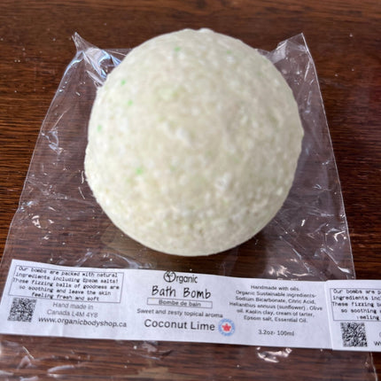 Coconut Lime Bath Bomb 100ml - Just Simcoe