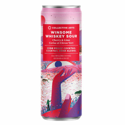 Collective Arts Non-Alcoholic Winsome Whiskey Sour Cocktail