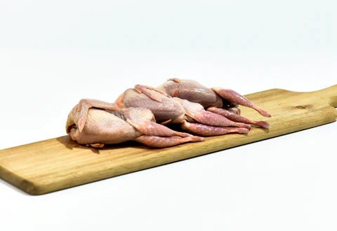 JUST RAW WHOLE QUAIL 3PC