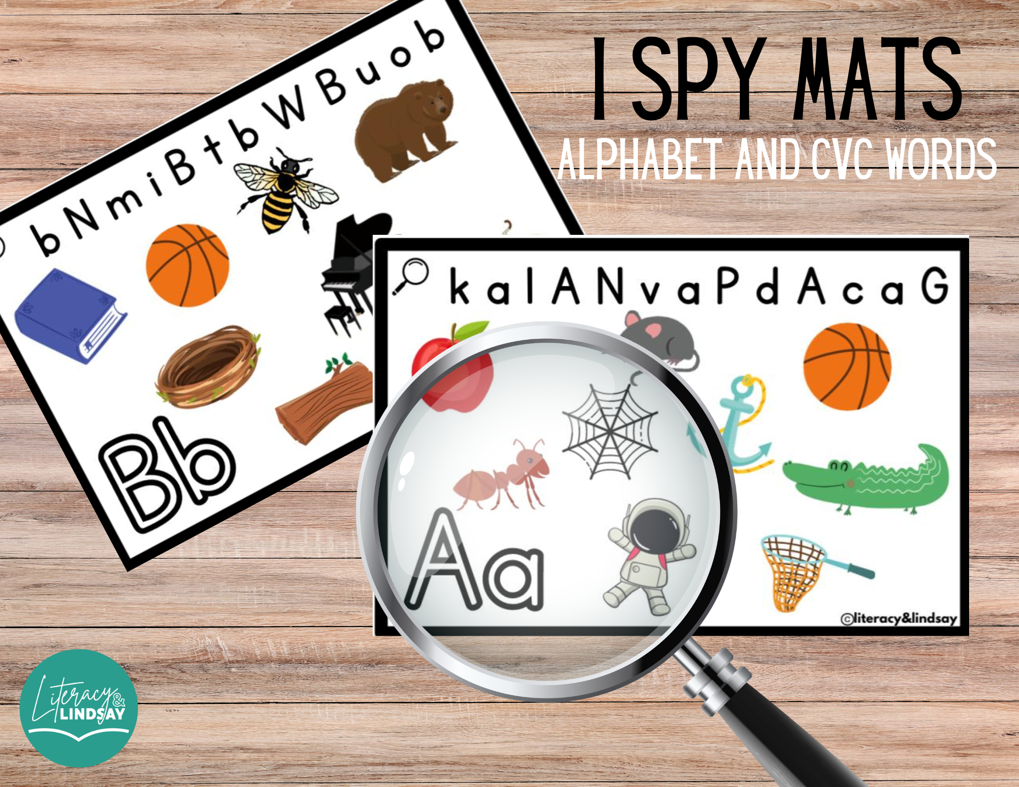 I Spy Mats- Alphabet & CVC Words