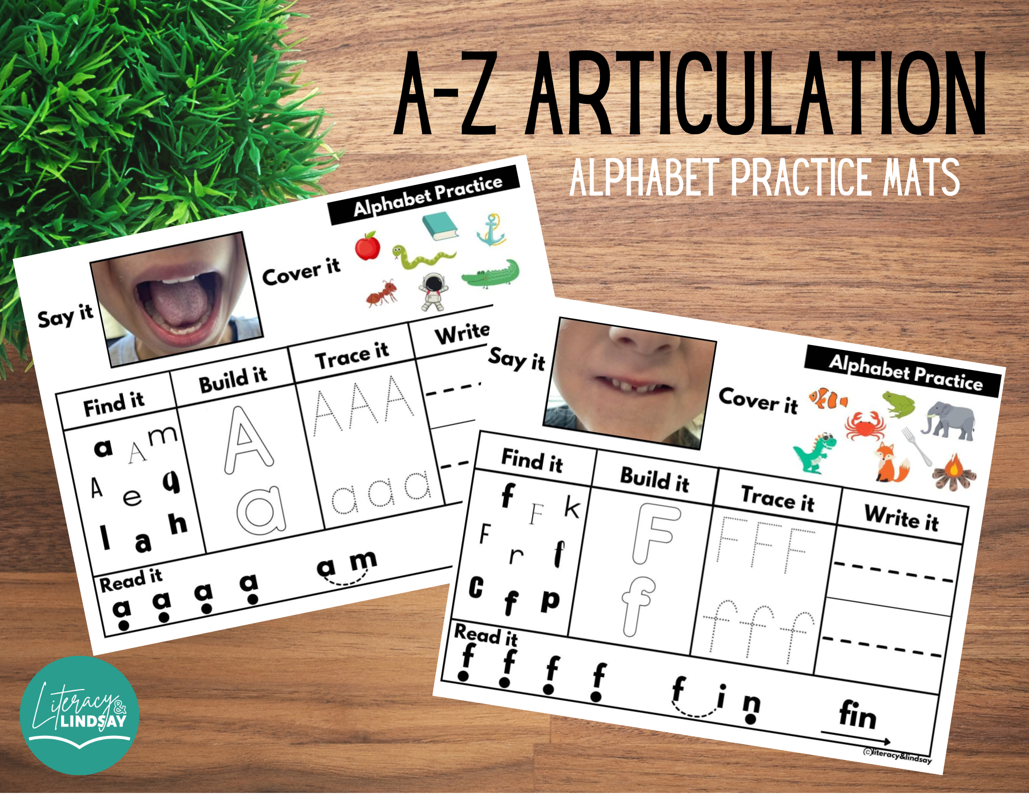 A-Z Practice Mats