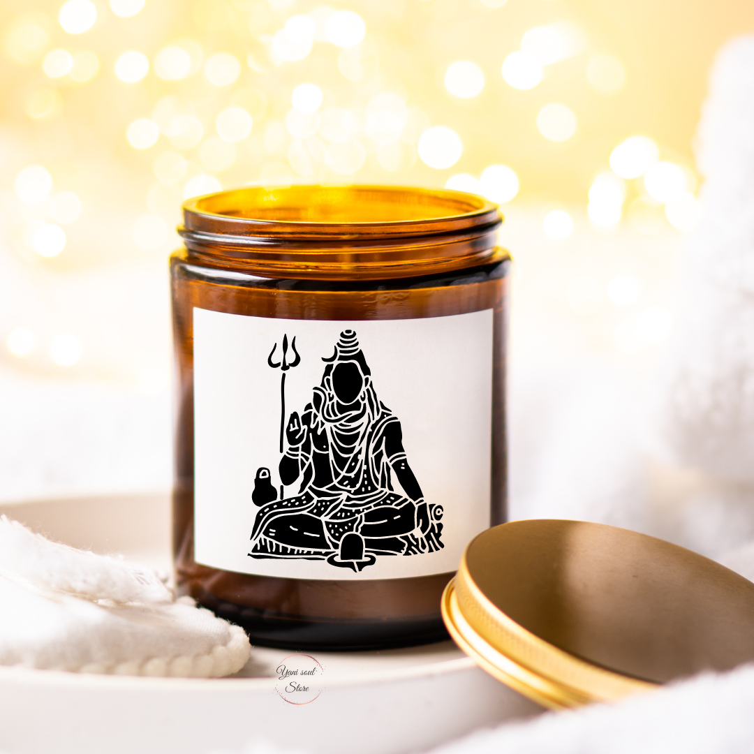 Invoke the Divine Energy of Shiva with Our Soy Wax Candle , Om Namah Shivaya