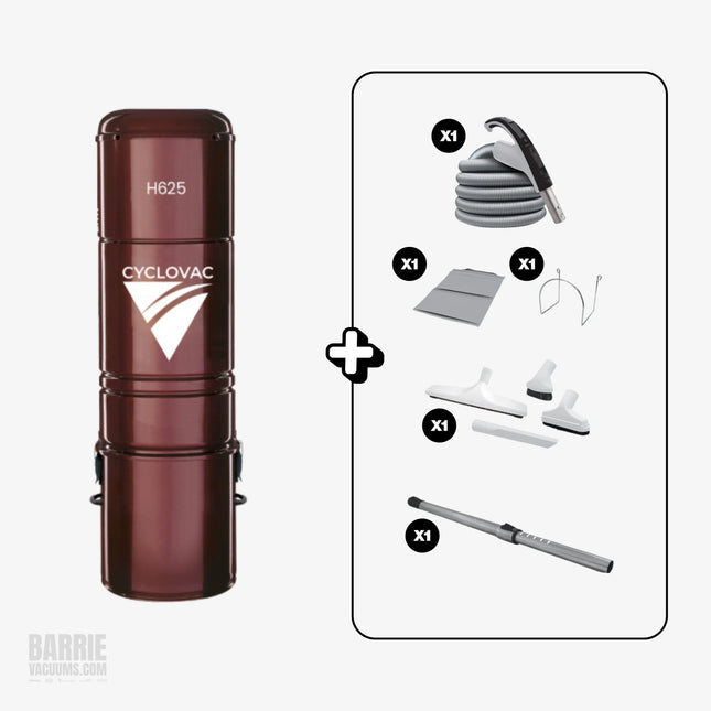 CYCLOVAC H625 w/ Bare Floor Pkg - JustSimcoe.ca