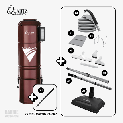 CYCLOVAC H725 Quartz Edition w/ Carpet & Bare Floor Pkg - JustSimcoe.ca