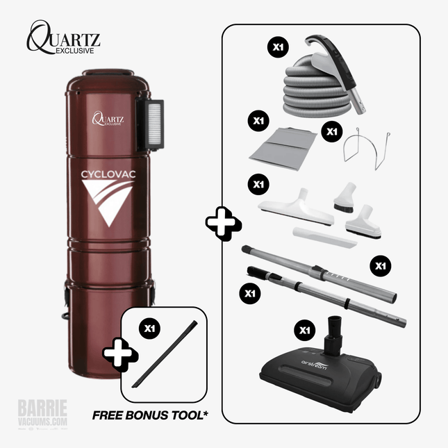 CYCLOVAC H725 Quartz Edition w/ Carpet & Bare Floor Pkg - JustSimcoe.ca