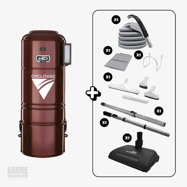 CYCLOVAC HD925 w/ Carpet & Bare Floor Pkg - JustSimcoe.ca