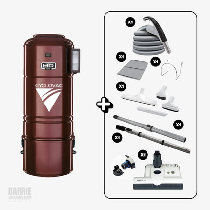 CYCLOVAC HD925 w/ Carpet & Bare Floor Pkg - JustSimcoe.ca