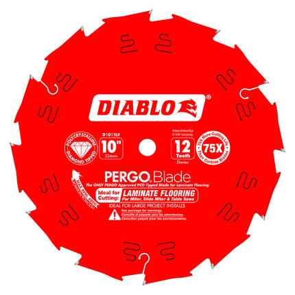 10" Laminate Diamond Carbide Pergo Blade