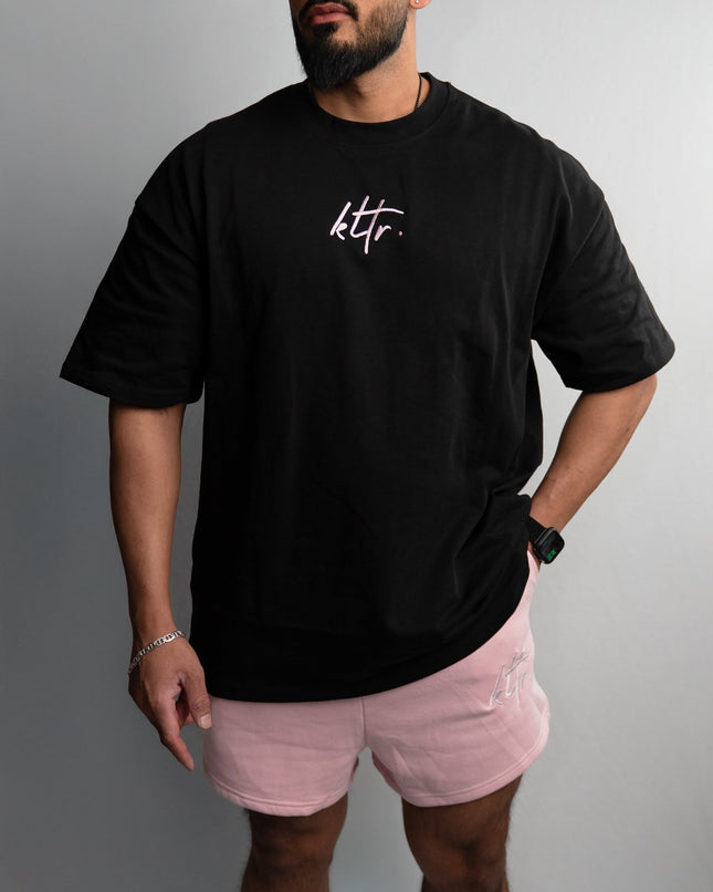 KLTR Black Tee Baby Pink - Just Simcoe
