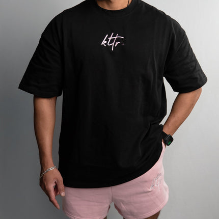 KLTR Black Tee Baby Pink - Just Simcoe