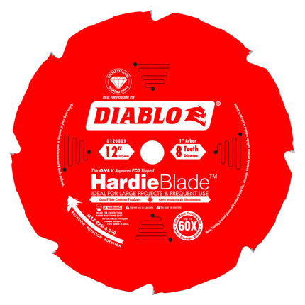 Diablo 12" 8-Tooth Hardie Blade