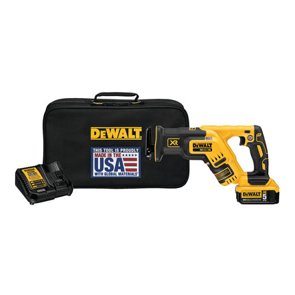 DeWalt 20V Max XR Compact Reciprocating Saw, 5.0-Amp Hour, Cordless
