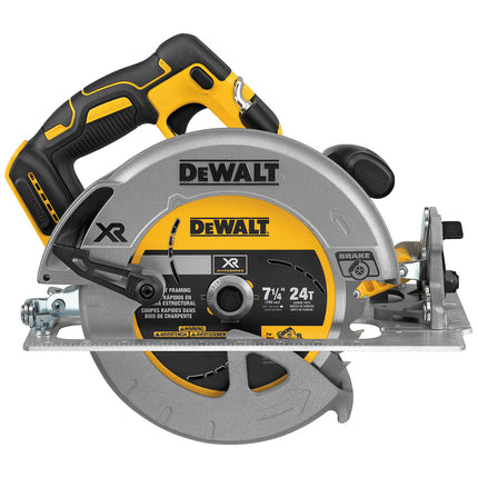 DeWalt 20V Max XR 7-1/4" Circular Saw with Brake, Tool Only, Cordless