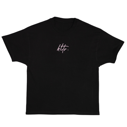 KLTR Black Tee Baby Pink - Just Simcoe