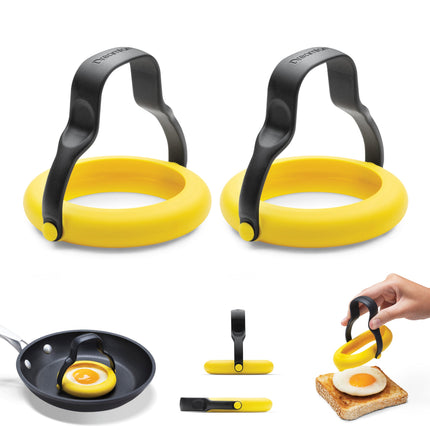 Dreamfarm Flegg Flip/ Serve Egg Ring- Set of 2