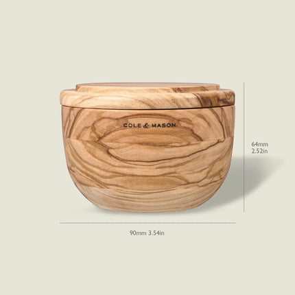 Cole & Mason Portobello Olive Wood Salt Cellar