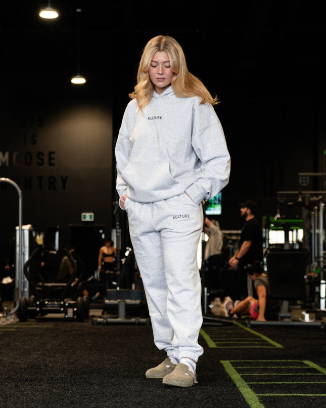 Kulture Sweatpants Heather Grey - Just Simcoe