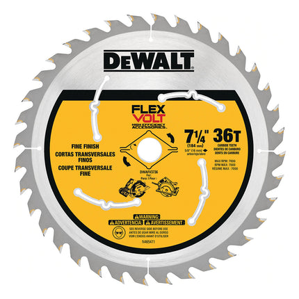 DeWalt Flexvolt 24T Circular Saw Blade, 7-1/4"