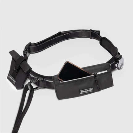 CAN POOCH UTILITY BELT BLK REFLECT - Just Simcoe