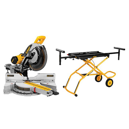 DeWalt 12" Sliding Mitre Saw with bonus rolling stand