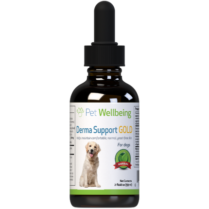 PET WELLBEING DERMA SUPPORT GOLD 2OZ