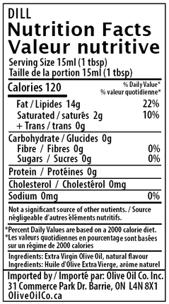 Dill Olive Oil - JustSimcoe.ca