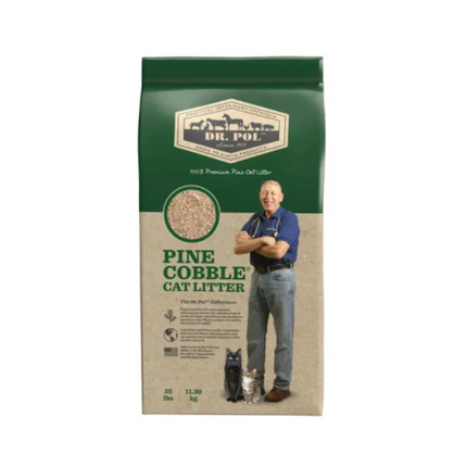 DR. POL PINE COBBLE CAT LITTER 25LB