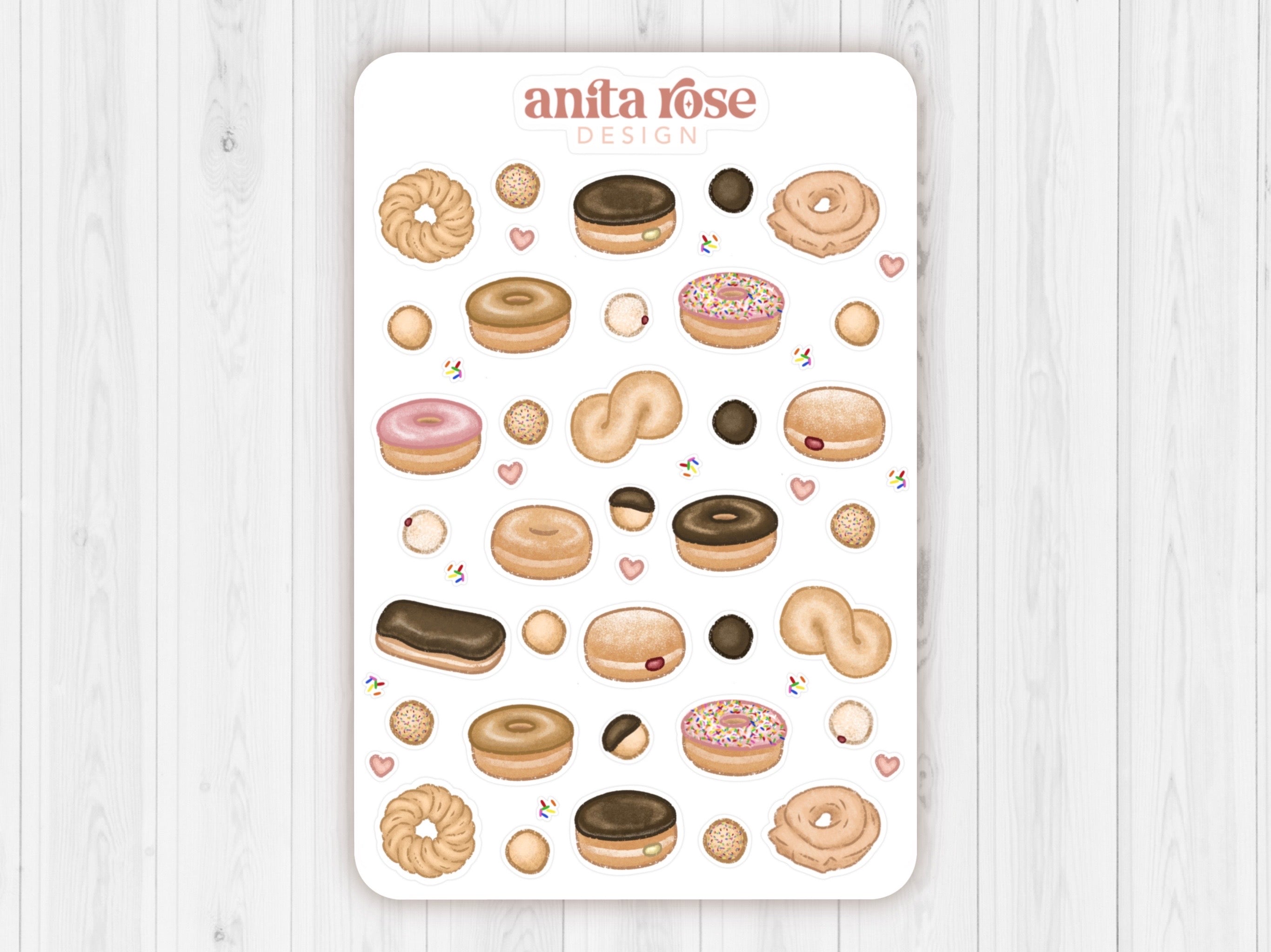 Donut Shop Sticker Sheet