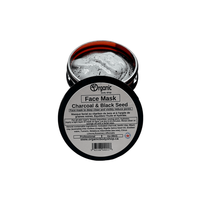 Charcoal & Black Seed Clay Mask - Hormonal skin - Just Simcoe