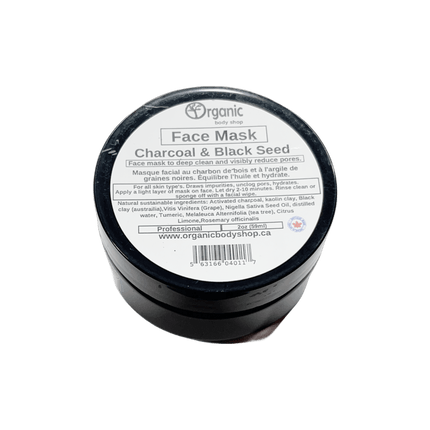 Charcoal & Black Seed Clay Mask - Hormonal skin - Just Simcoe