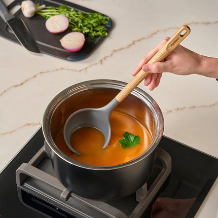 Oak Wood Large Ladle