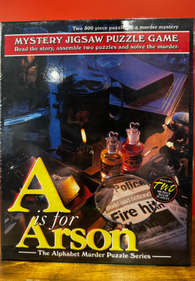 Alphabet Mystery Puzzle: A is for Arson