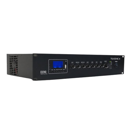 TEXONIC 240W 70V Amplifier with built in Bluetooth, FM Tuner & MP3 - JustSimcoe.ca