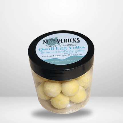 MAVERICKS FD WHOLE QUAIL EGG YOLKS 65G - Just Simcoe