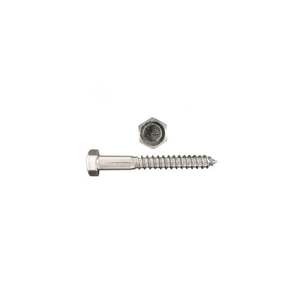 1/2" X 10 Hex Lag Zinc (Qty:1000)